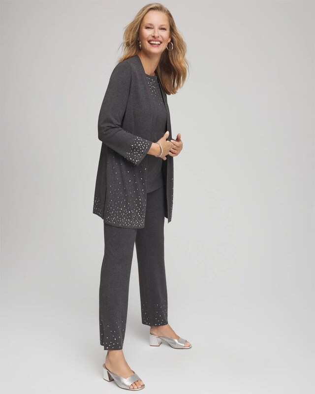 Travelers Rhinestone Cardigan - image 2